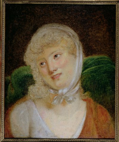 Portrait of Marie Laczinska, Countess Walewska by Robert Lefevre